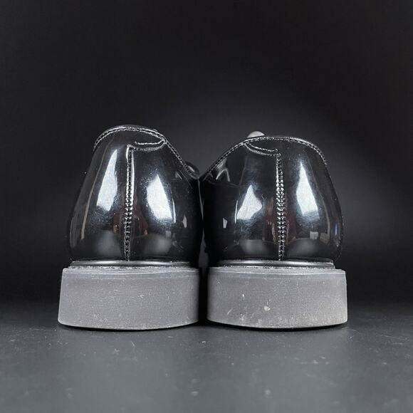 Bates Lites Men’s 10 E High Gloss Black Military Uniform Dress Shoes Oxfords EUC main image 8